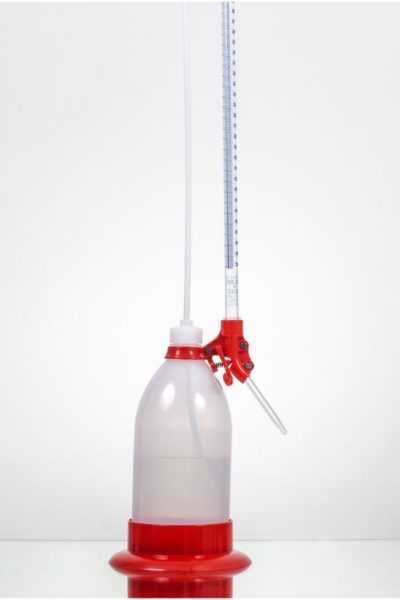Automatic Glass Burette in Schellbach stripe, Class B